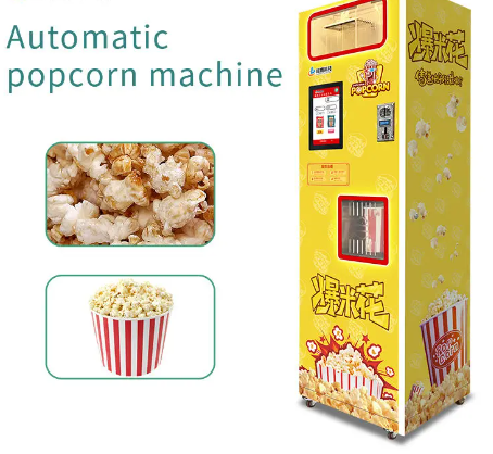 Automatic Making Popcorn Smart Maker  Outlet  Popcorn Vending Machine