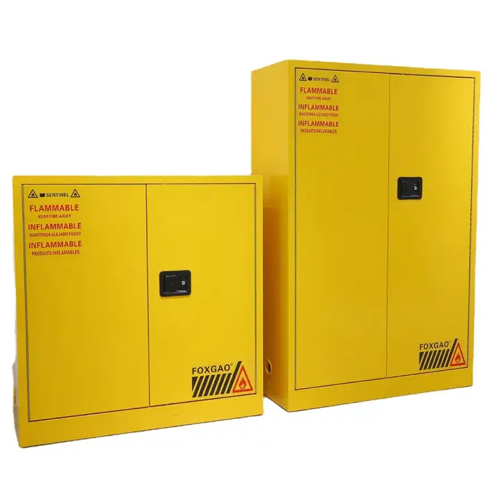 Lab Furniture Industry Full steel Chemical Storage Yellow Blue CE Safety Flammable Cabinet