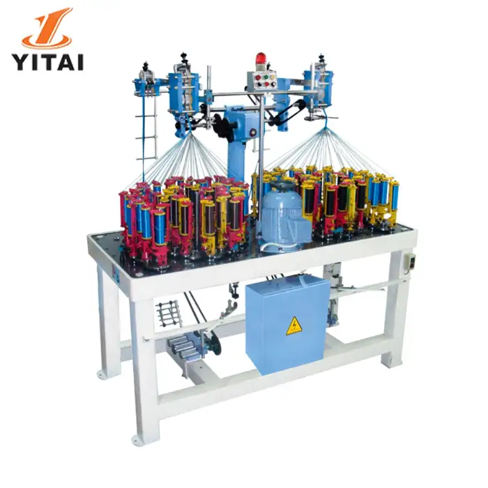 YITAI Various Spindles Braiding Machine Making For Shoelaces Ropes Belts