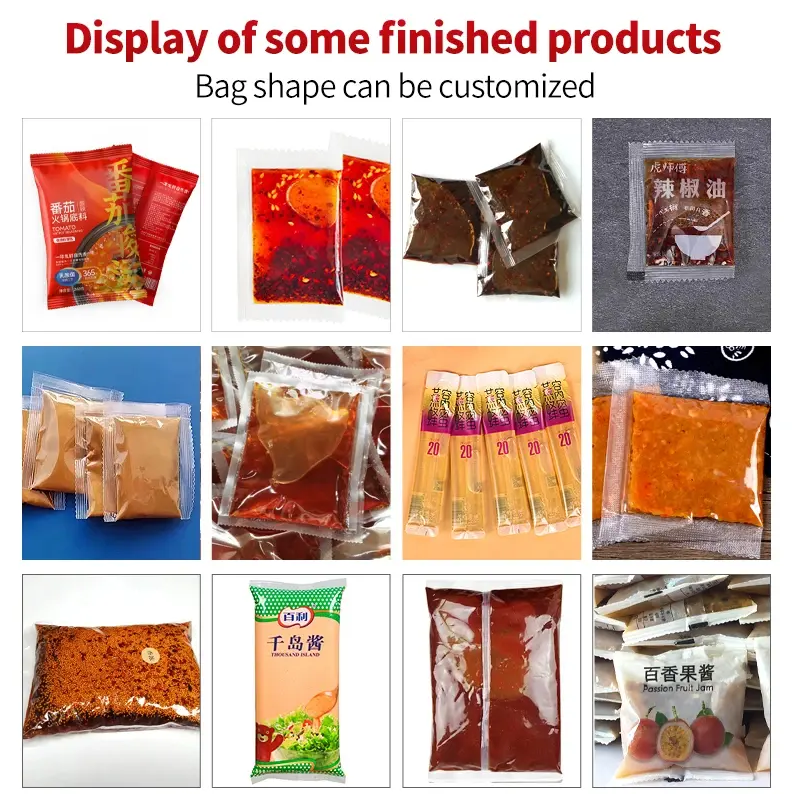 Automatic  butter syrup And sealing tomato paste packaging machine