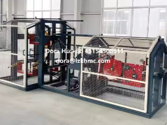 High quality high output twisted PE plastic rope making machine 3-strand rope twisting making machine