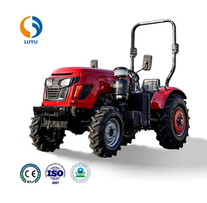 50HP Small Multifunction Agricultural Green house Farm Machine 4 Wheel 50HP Tractor Walk Behind Tractor