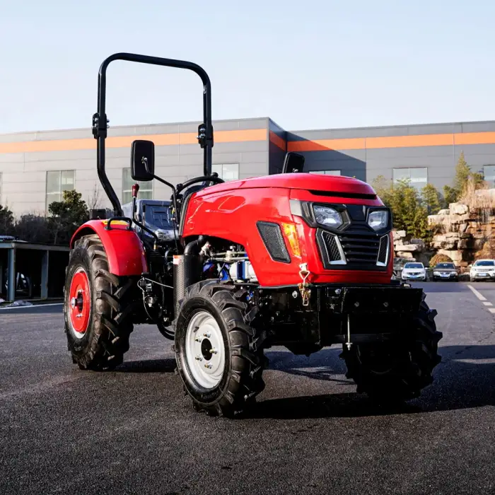 Farm Machine 4 Wheel 50HP Tractor Walk Behind Tractor with Environmental Protection Engine