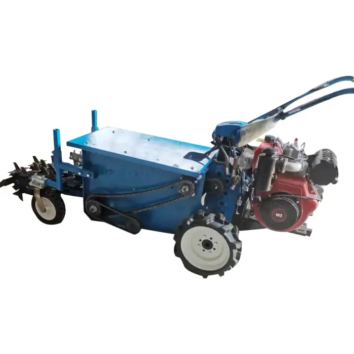 Walk Behind Agricultural Rotary Tiller Small Self Propelled Tractor Lightweight Trenchers