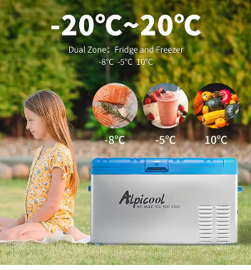 Freezer 12V Portable Car Fridge Cooler For Home Car AC DC Dual Use Refrigerator Electric Freezer