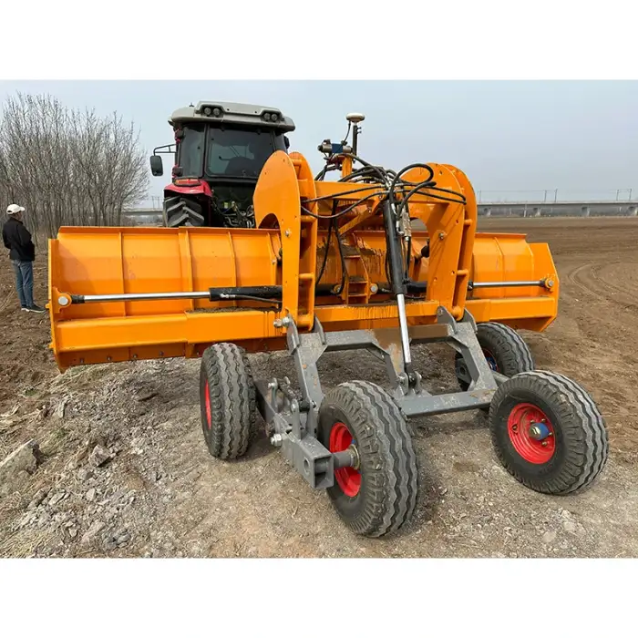 Tractor GPS Grader Scraper Walk Behind Tractor Attachments Carpet Land Leveling Machine Farm Machines Agriculture