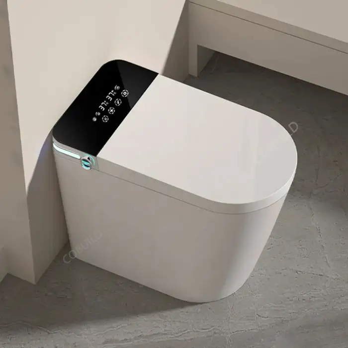 Digital Display Smart Toilet Freestanding Tankless Smart Wc Automatic Flush Smart Toilet Bidet