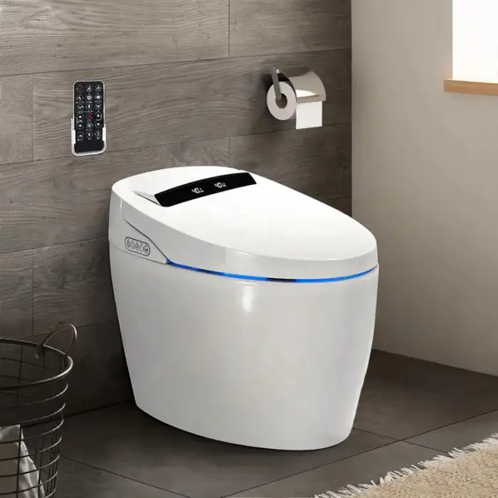 110V/220V Electric Bathroom Toilet Auto Open Cover Off Seat WC Intelligent Toilet Bathroom Smart Toilet