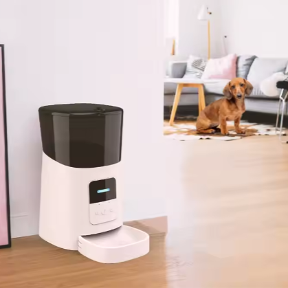 Newest Automatic Smart Video Pet Feeder For Dog Cat Rounded Bowls With Camera