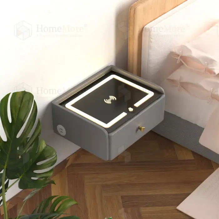 MultifunctionalBedside Table Bedroom Smart Bedside Table with Wireless Charging