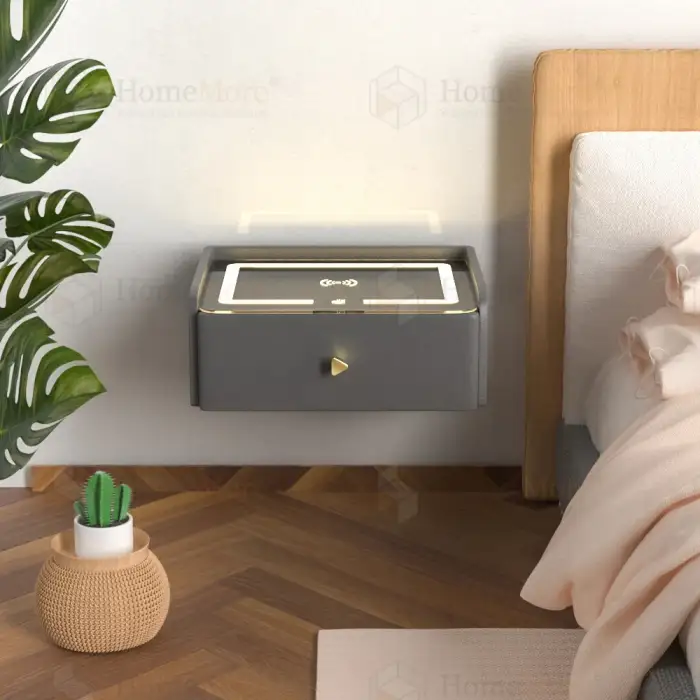 MultifunctionalBedside Table Bedroom Smart Bedside Table with Wireless Charging