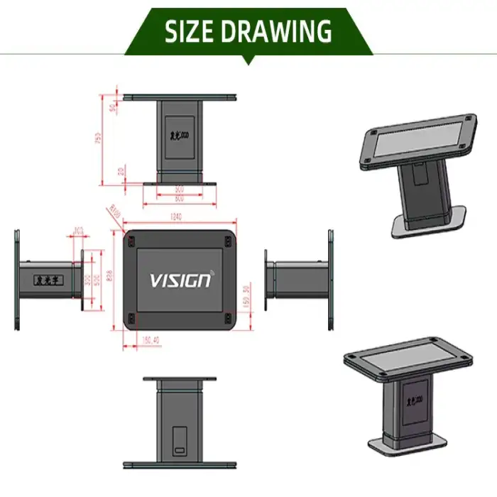 43 Inch Smart Home Product Multi-Function Touch Screen Gaming Touch Table 10 Point Capacitive Interactive Table