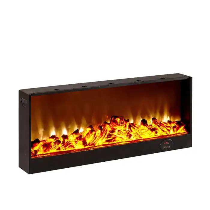 Household Electric Fireplace Heater Wall Recessed Mounted Electric Fireplace