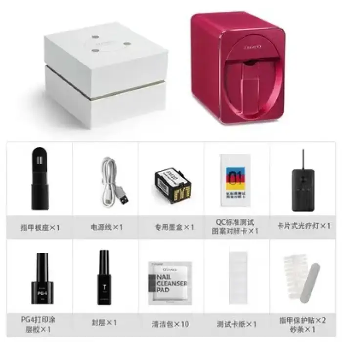 Digital 3D Finger Nail Printer Machine Nail Printing Machine Digital Nail Art Machine Manicure Store Home Use