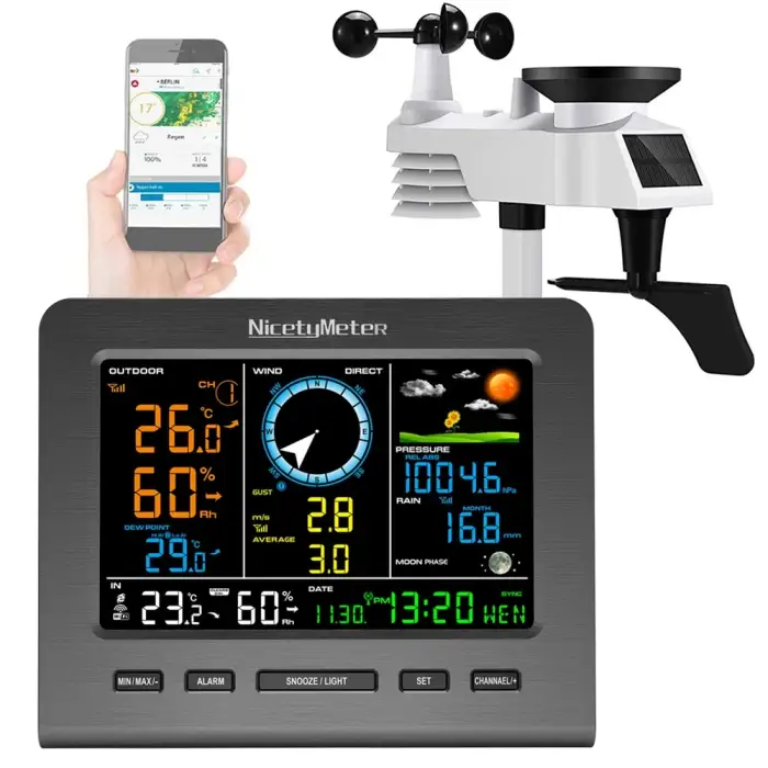 0366 WIFI Smart Radio Frequency Weather Station