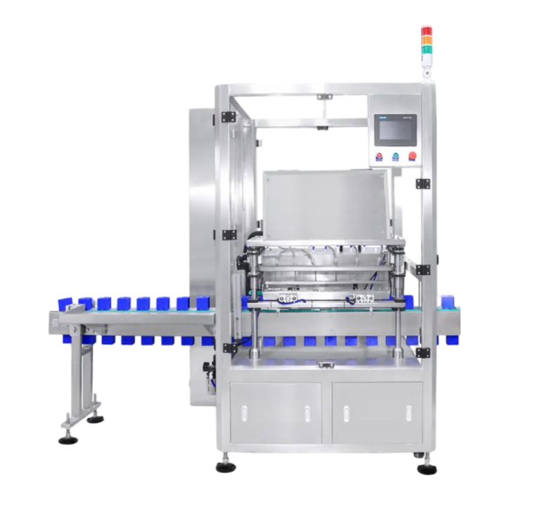 Linear High Accuracy Automatic Liquid Perfume Injection 3ML 5ML 15ML Vial Filling Plugging Capping Machine