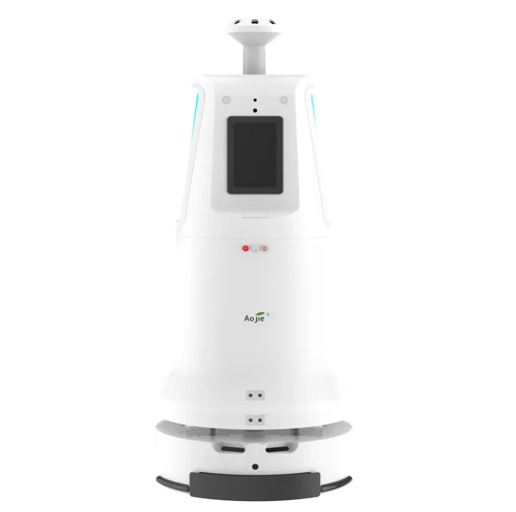 Human Intelligent Air Disinfection Robot UV Plasma Peroxide 3 in 1 Automatic Medical Hospital Air Sterilizer Robot