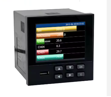 Paperless Recorder Temperature Data Logger with 4-Channel RS485