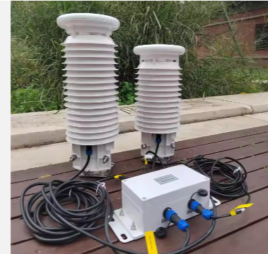 Customized RS485 Alphasense CH4 O3 SO2 CO2 NO2 PM2.5 PM10 All-In-One Compact Automated Sensor Weather Station