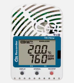 TR-76Ui CO2 Thermometer Humidity Temperature Data Logger Recorder