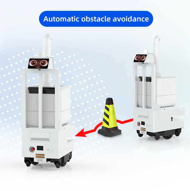 Robotic Sterilizer Spray Sterilization Robot Smart Air Sanitizing Machine Atomization Robots