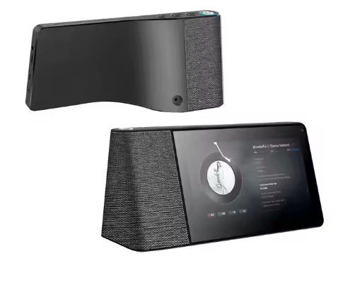 Design Smart Screen Speaker With Alexa Voice Activated AI Speaker Touch Screen IOT Control