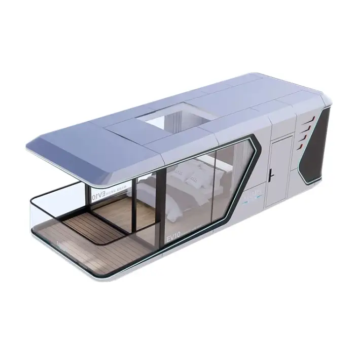 Smart Camping Mobile Home With Voice Control Curtain And Starry Sky Top Modular Homes