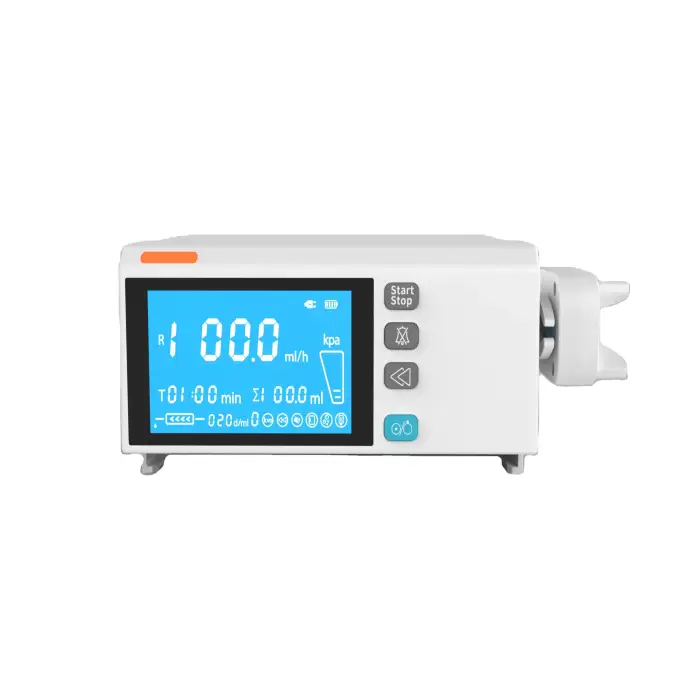 Portable LED Touch Screen Human IV Medical  Syringe Pump For Hospital