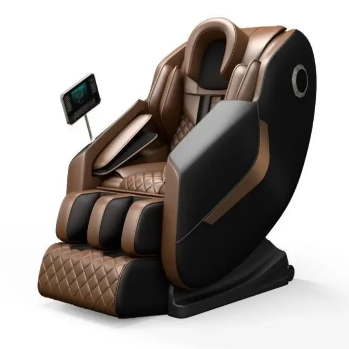 black message chair kneading massager shiatsu infrared 4d multifunction shiatsu massage chair airbags