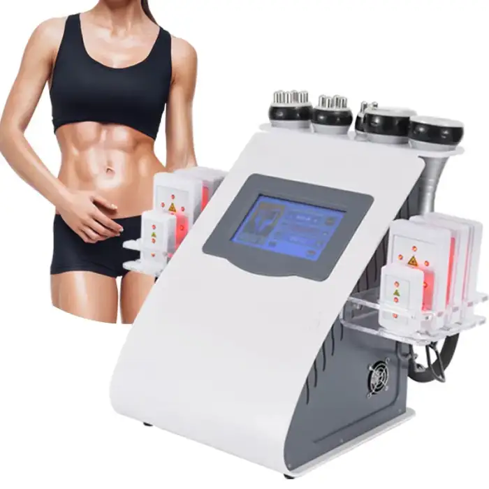 Spa Equipment 6 In 1 Fat Burning Body Massager Sculpting Machine 40k 80k Body Face Slimming Device For Fat Removal