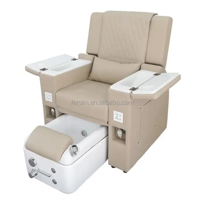 Luxury Nail Spa Salon Equipment Capable Interchange Chair Bed Massager Home Use Beauty Salon