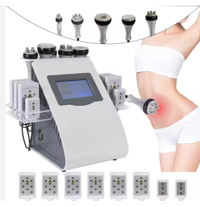 Spa Equipment 6 In 1 Fat Burning Body Massager Sculpting Machine 40k 80k Body Face Slimming Device For Fat Removal