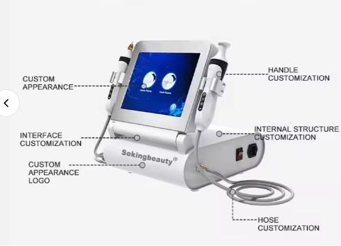 Rf Ems Spa Use Face Lifting Electric Massage Facial Beauty Device Plasma Led Light Therapy Skin Clean Portable Equipment