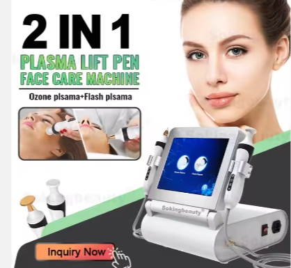 Rf Ems Spa Use Face Lifting Electric Massage Facial Beauty Device Plasma Led Light Therapy Skin Clean Portable Equipment