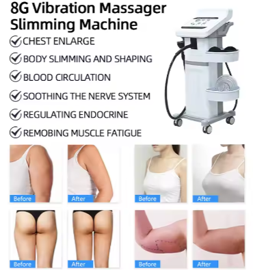 Vertical 8G Slimming Vibration Massage Machine G8 Heating Body Massage Machine