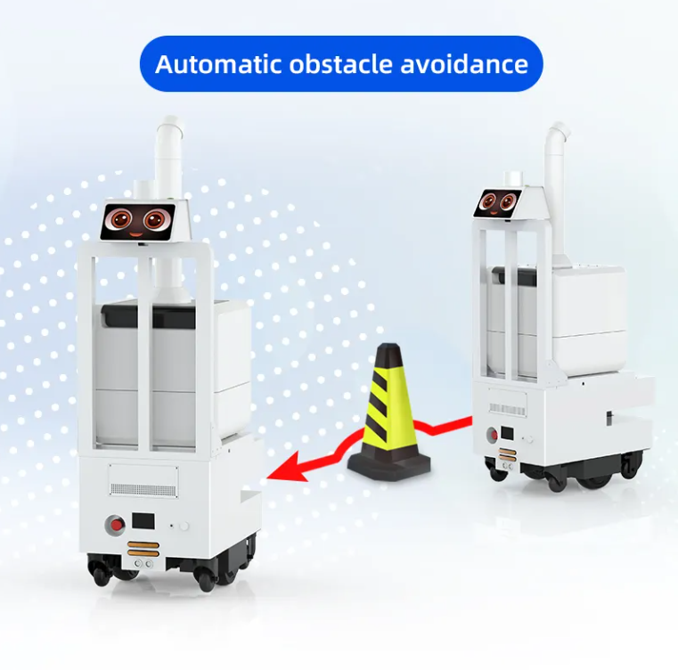 Full-Automatic Disinfect Robotic Sterilizing Cleaner Mist Sprayer Disinfecting Robot For Hospitals