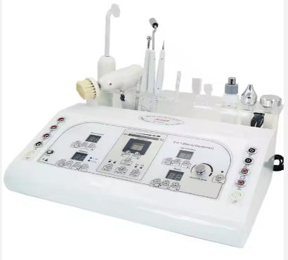 Au-8208 Auro High Frequency Galvanic 8 in 1 Multifunction Facial Spa Beauty Machine