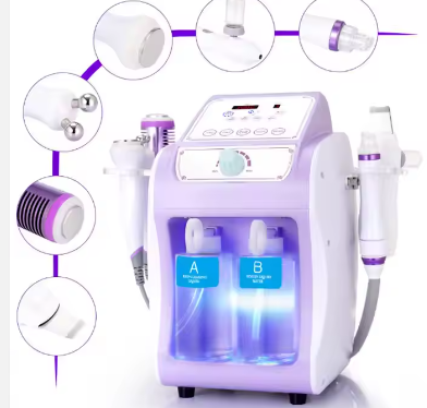 Facial Massagers Hot &amp; Cold Beauty Machine 9 Steps To Get Watery Clear Skin Beauty Spa And Facial Skin Care