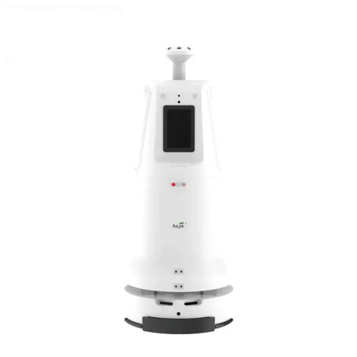 Public Place Cleaner Featuring H2O2 Disinfection - Automated Sterilizing Robot