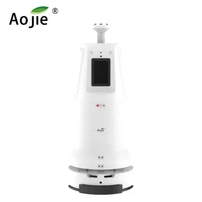 Public Place Cleaner Featuring H2O2 Disinfection - Automated Sterilizing Robot