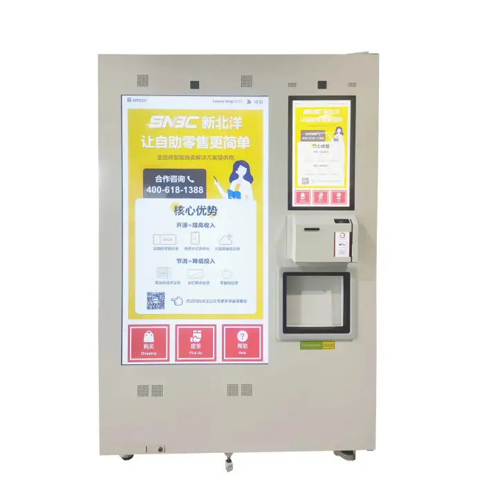 Smart Customizable Robot Arm SDK Refrigerated Gift Vending Machine With Visible Window