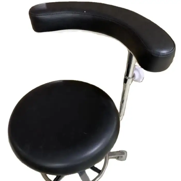 360 Degree Dentist Rotation Armrest PU Leather Dental Doctor Chair Beauty Massage Spa Salon Massage Chair Doctor Stool