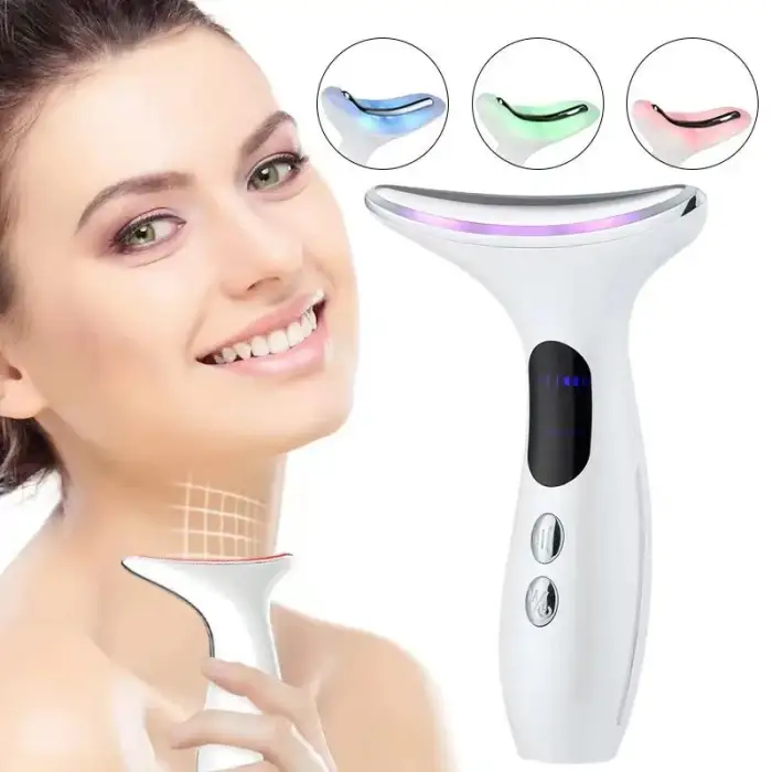 Beauty Home Use Spa Equipment Anti-aging Device Microcurrent Face &amp; Neck Lifting Massager