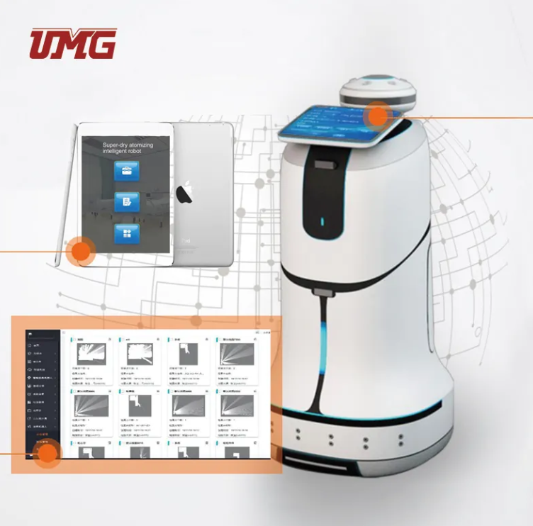 UVC Disinfection Smart Spray Robot Support For Public Indoor