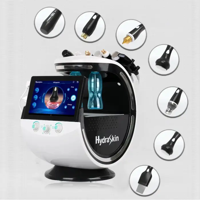 High quality 7 in 1 Smart Skin hydra Beauty Machine cleaning facial lifting with Skin Analysis