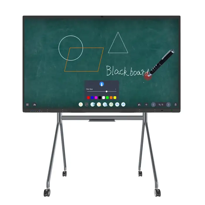 UHD 4K 75 Inch Teaching Board Interactive Whiteboard Educational Smart Interactive Board For School Education