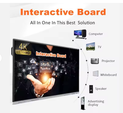 Universal 4K Education Classroom Interactive Flat Panel Digital School Teaching Smart Board