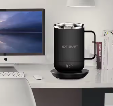 Coffee Mug Temperature Display Rechargeable Battery Coffee Warmer Mug With App Controlled