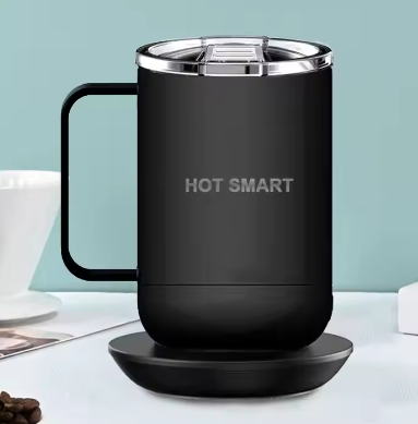 Coffee Mug Temperature Display Rechargeable Battery Coffee Warmer Mug With App Controlled