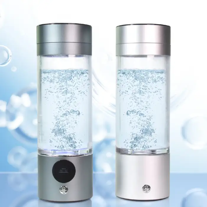 Magnetic Charging Port Hydrogen Water Generator 280Ml Hydrogen Water Bottle Hydrogen Rich Water Glass Health Cup Home Travel